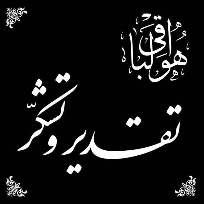 پیام تقدیر و تشکر از همکاران در شرکت تخصصی مادر برق حرارتی کشور
